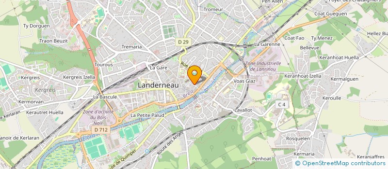 localisation de l'entreprise LUD'AUTISME à LANDERNEAU