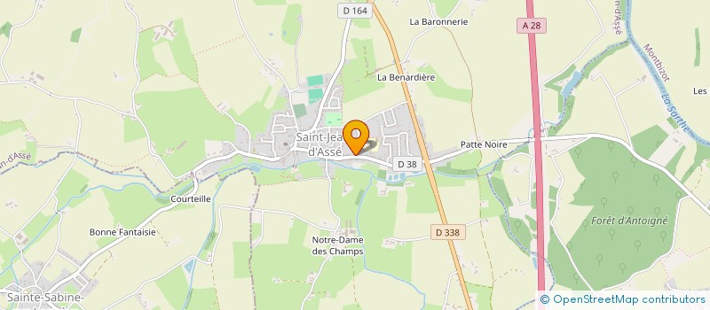 localisation de l'entreprise LUD'ESCAPE  SAINT-JEAN-D'ASSE