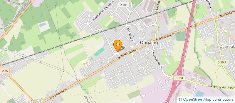 localisation de l'entreprise LUD'HAINAUT  ONNAING