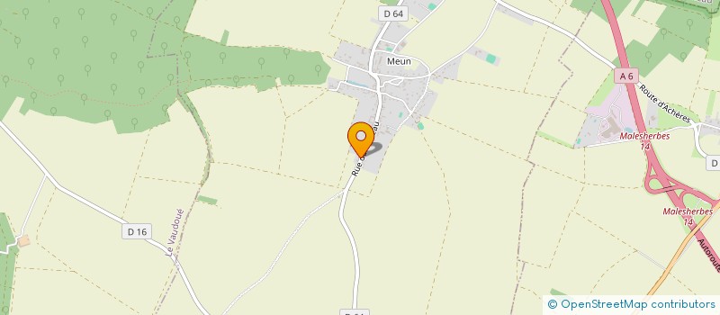 localisation de l'entreprise LUD'HOME  ACHERES-LA-FORET