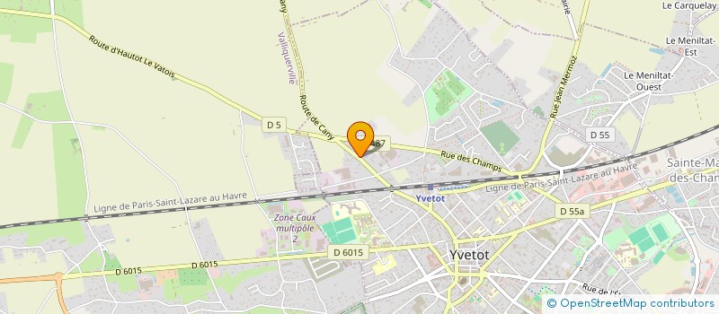 localisation de l'entreprise LUD'YVETOT  YVETOT