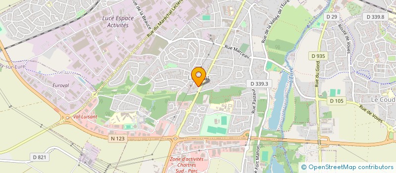 localisation de l'entreprise LUDA à LUISANT