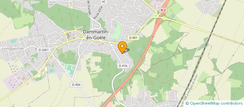 localisation de l'entreprise LUDA FRANCE à DAMMARTIN-EN-GOELE