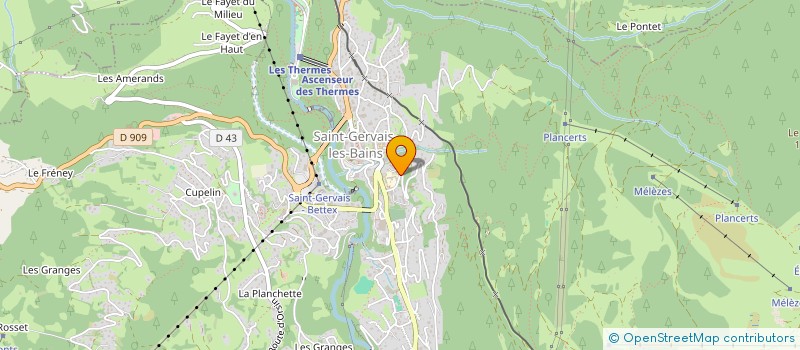 localisation de l'entreprise LUDAIM  SAINT-GERVAIS-LES-BAINS