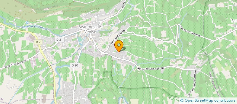 localisation de l'entreprise LUDAJC  BEAUMES-DE-VENISE