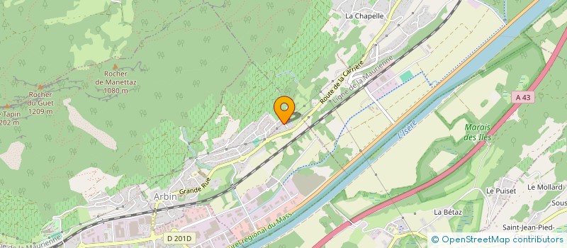 localisation de l'entreprise LUDALEX  PORTE-DE-SAVOIE