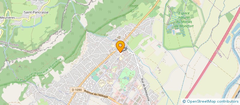 localisation de l'entreprise LUDALEX à CROLLES