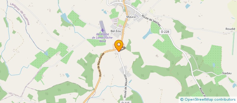 localisation de l'entreprise LUDAM  LEVIGNAC-DE-GUYENNE