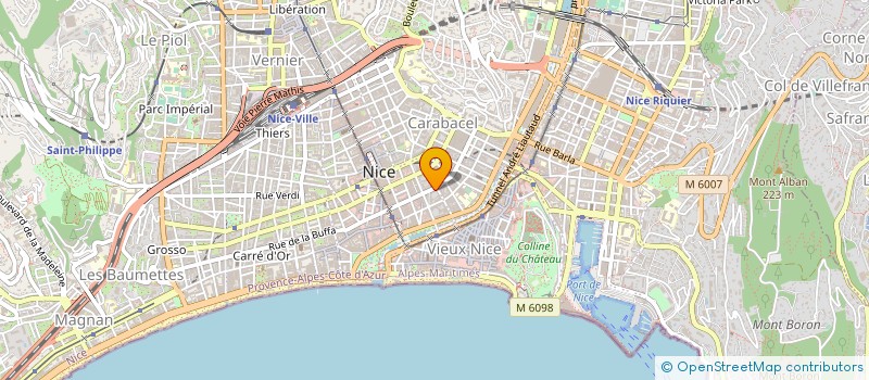 localisation de l'entreprise LUDAPI à NICE