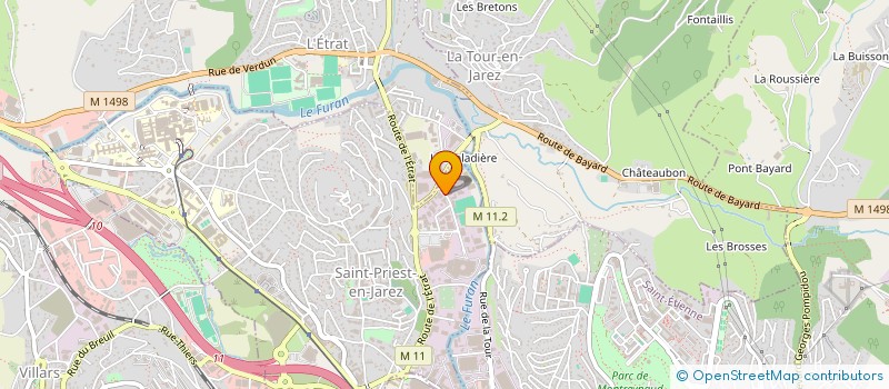 localisation de l'entreprise LUDARM  SAINT-PRIEST-EN-JAREZ