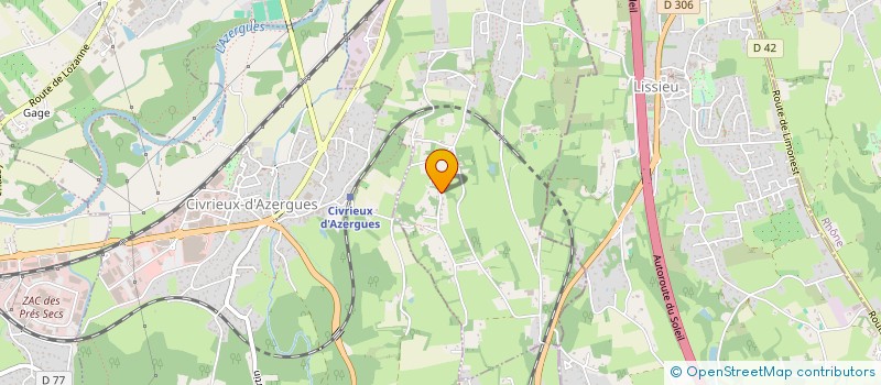 localisation de l'entreprise LUDASO  MARCILLY-D'AZERGUES