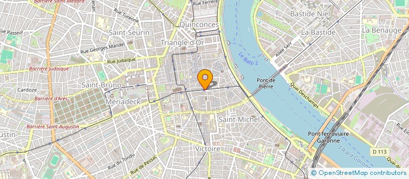 localisation de l'entreprise LUDAT  BORDEAUX