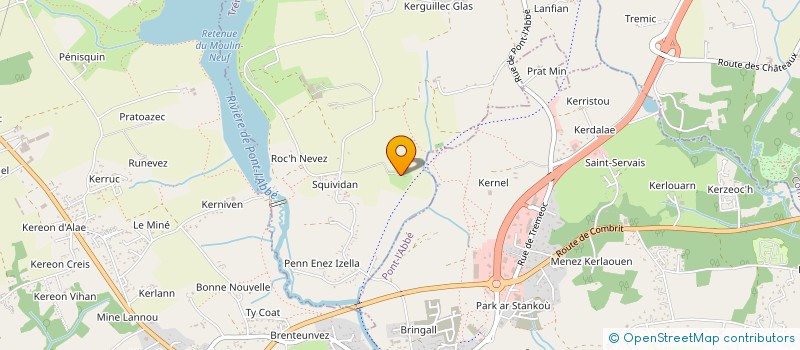 localisation de l'entreprise LUDAUR  TREMEOC