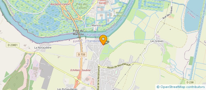 localisation de l'entreprise LUDAURCHRIS  ECHILLAIS