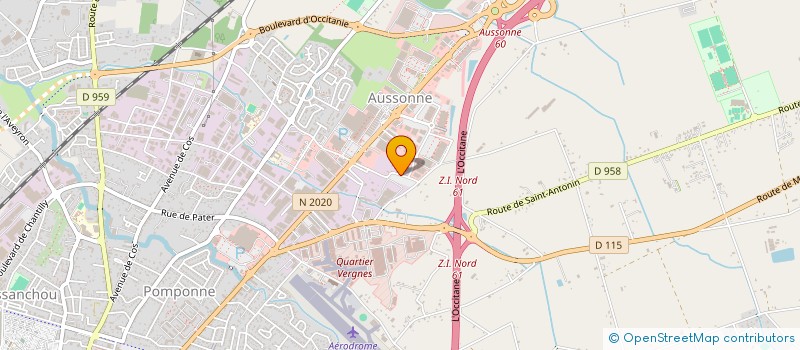 localisation de l'entreprise LUDAURE  MONTAUBAN