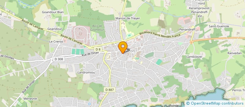 localisation de l'entreprise LUDAWI  CROZON