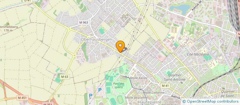 localisation de l'entreprise LUDE  OBERHAUSBERGEN