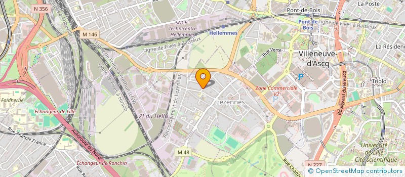 localisation de l'entreprise LUDEAU CONCEPT à LILLE