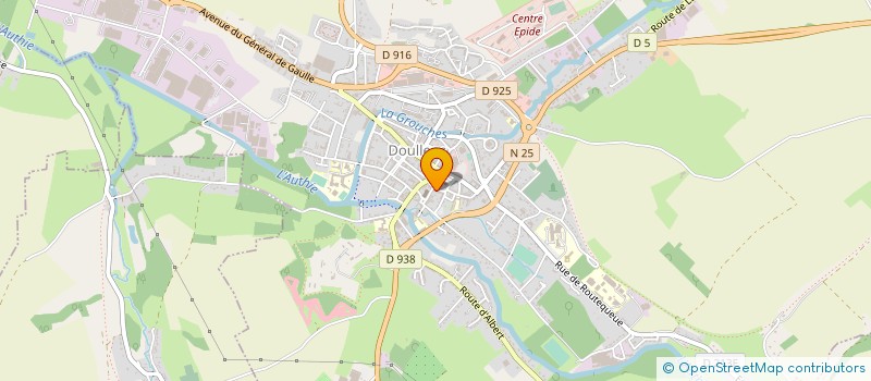 localisation de l'entreprise LUDEL à DOULLENS