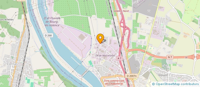 localisation de l'entreprise LUDEL à BOURG-LES-VALENCE