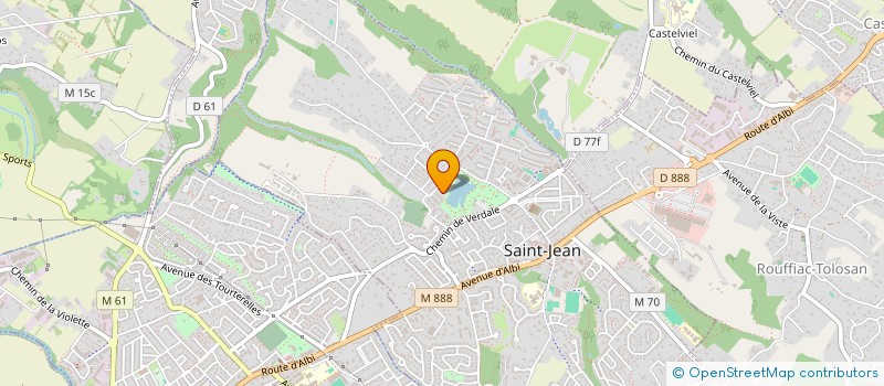 localisation de l'entreprise LUDEL-IMMO  SAINT-JEAN