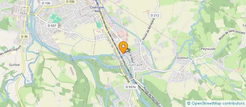 localisation de l'entreprise LUDELO  COARRAZE