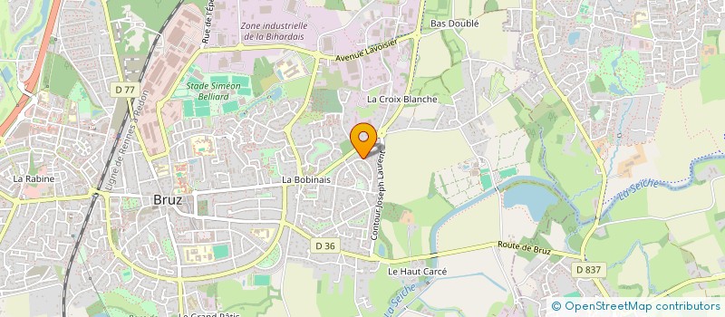 localisation de l'entreprise LUDELO  BRUZ