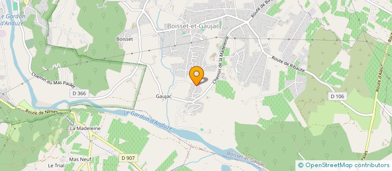 localisation de l'entreprise LUDELY  BOISSET-ET-GAUJAC