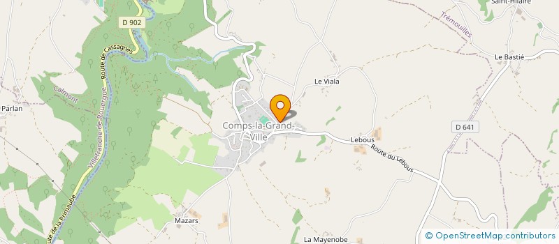 localisation de l'entreprise LUDEN  COMPS-LA-GRAND-VILLE