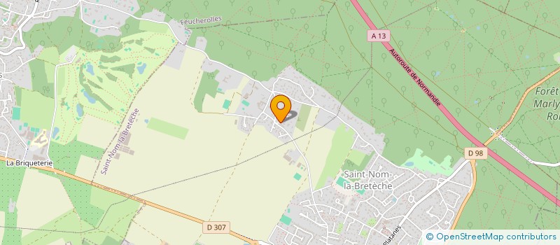 localisation de l'entreprise LUDEN TRAVAUX à SAINT-NOM-LA-BRETECHE