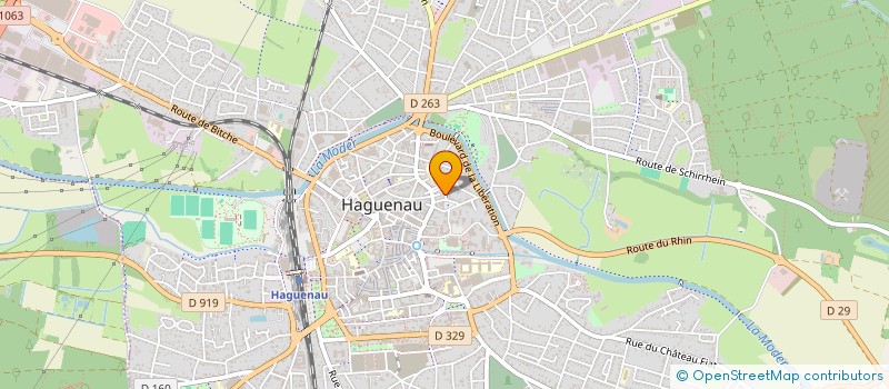 localisation de l'entreprise LUDENDI  HAGUENAU