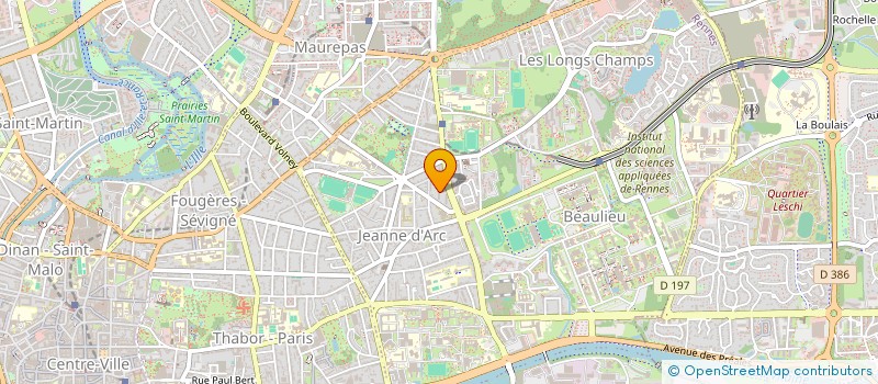 localisation de l'entreprise LUDENGO  RENNES