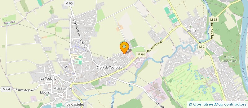 localisation de l'entreprise LUDERCE  AUSSONNE