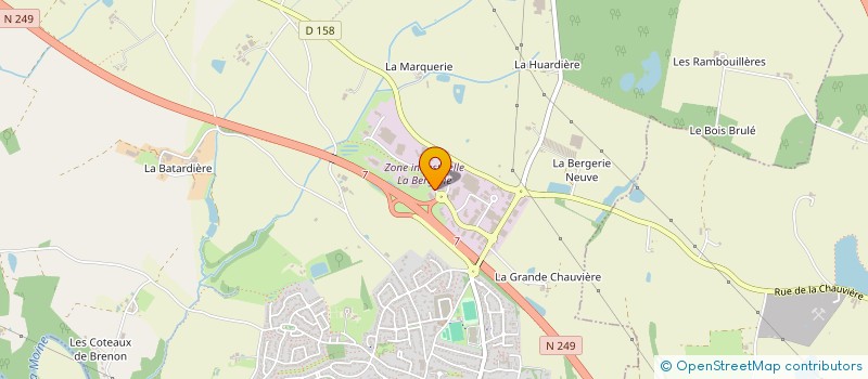 localisation de l'entreprise LUDEST à LA SEGUINIERE