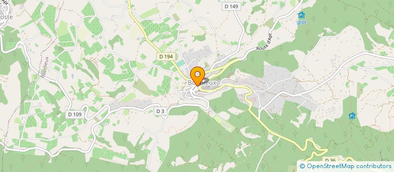 localisation de l'entreprise LUDEVAL à BONNIEUX