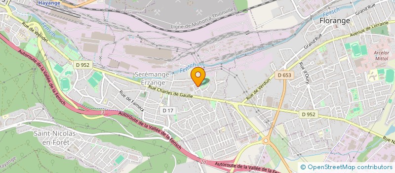 localisation de l'entreprise LUDHIM TRANSPORT ET LOGISTIQUE  SEREMANGE-ERZANGE