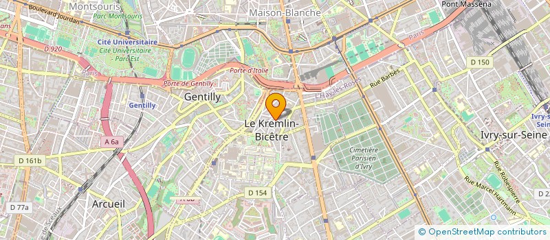 localisation de l'entreprise LUDI  KREMLIN BICETRE