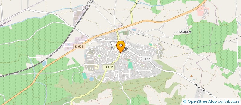 localisation de l'entreprise LUDI COIFFURE  NISSAN-LEZ-ENSERUNE