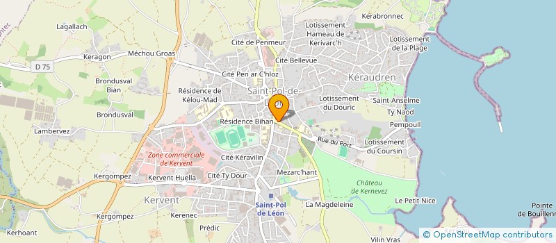 localisation de l'entreprise LUDI DECO à SAINT-POL-DE-LEON