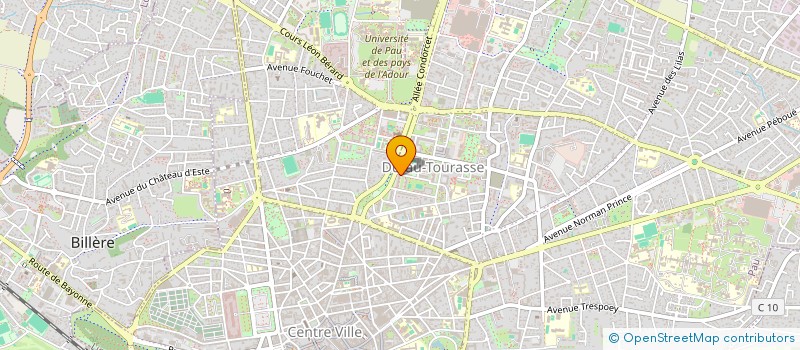 localisation de l'entreprise LUDI IMMO à PAU