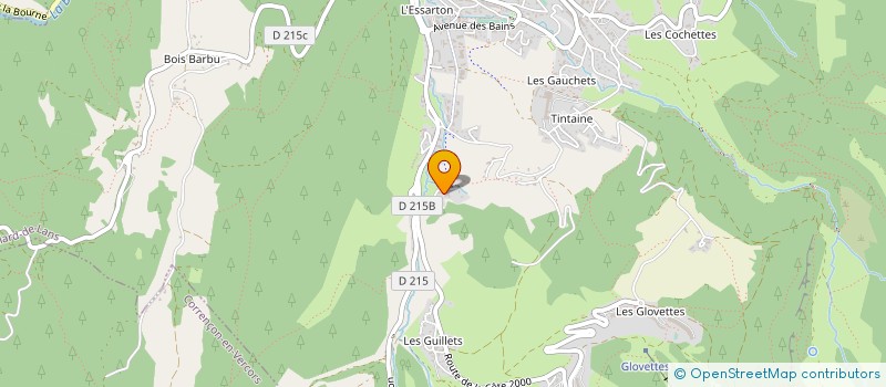 localisation de l'entreprise LUDI-LUGE  VILLARD-DE-LANS