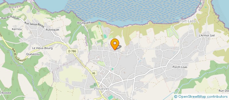 localisation de l'entreprise LUDI MAT  PLOUEZEC