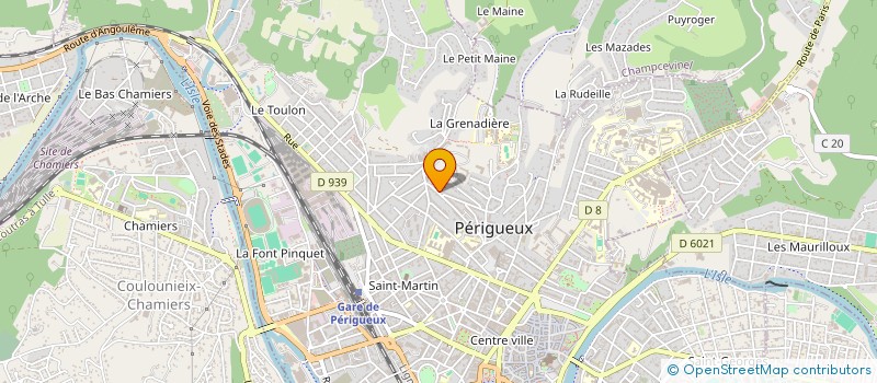 localisation de l'entreprise LUDIA à PERIGUEUX