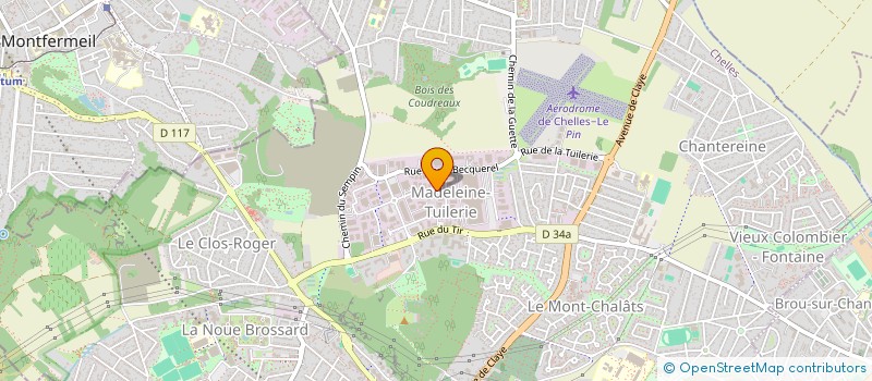 localisation de l'entreprise LUDIA  CHELLES