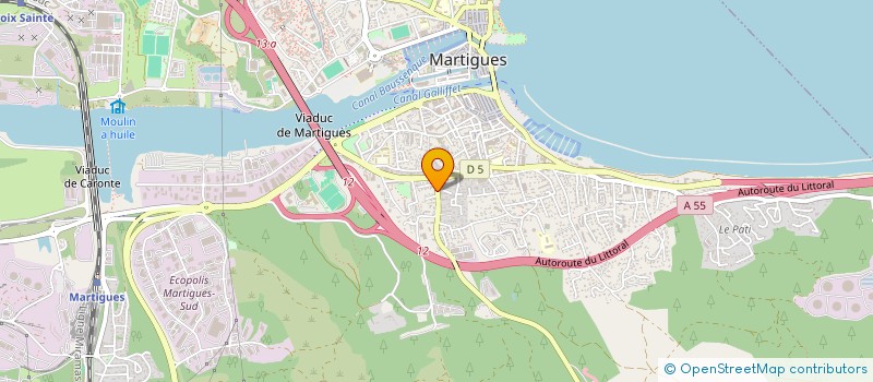 localisation de l'entreprise LUDIA à MARTIGUES
