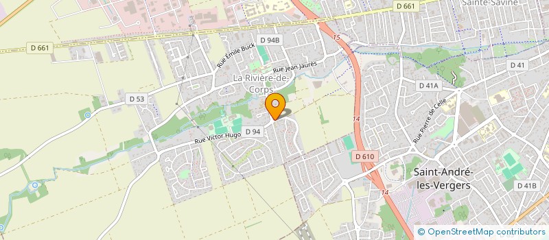 localisation de l'entreprise LUDIAG à LA RIVIERE-DE-CORPS
