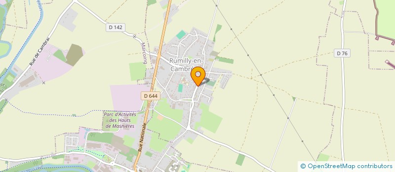 localisation de l'entreprise LUDIBOIS à RUMILLY-EN-CAMBRESIS
