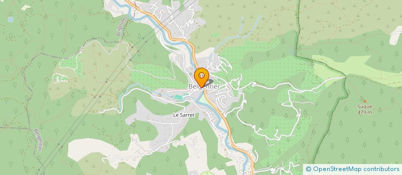 localisation de l'entreprise LUDIC  BELGENTIER