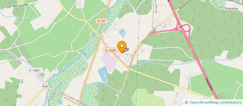 localisation de l'entreprise LUDIC AND CO à SAINT-AUBIN-DE-BLAYE