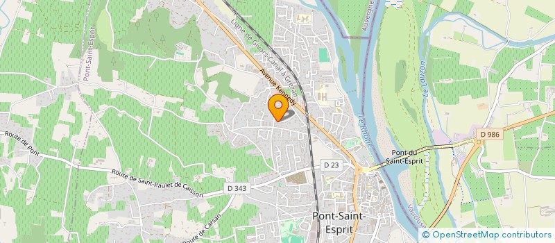 localisation de l'entreprise LUDICONNECT  PONT-SAINT-ESPRIT